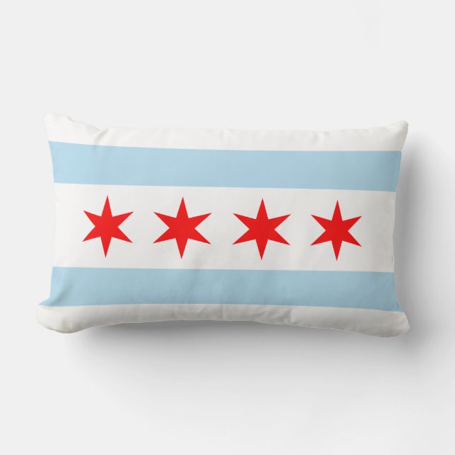 Chicago Flag Kussen (Voorkant)