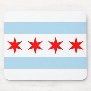 Chicago Flag Mousepad Muismat