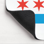 Chicago Flag Mousepad Muismat (Hoek)