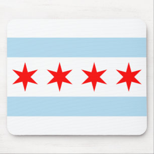 Chicago Flag Muismat