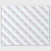 Chicago Flag Pattern Cadeaupapier (Vlak)