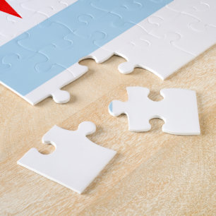 Chicago Flag Puzzle Legpuzzel