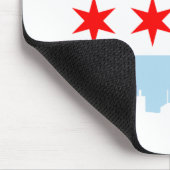 Chicago Flag Skyline Muismat (Hoek)