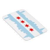 Chicago Flag Skyline Premium Flex Magneten (Rechterzijde)