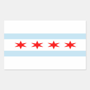 Chicago Flag Stickers
