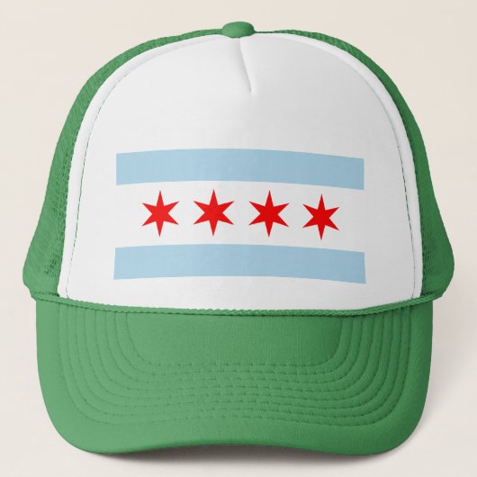 Chicago Flag Trucker Pet (Voorkant)