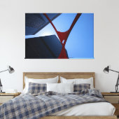 Chicago Flamingo Canvas Afdruk (Insitu (Slaapkamer))