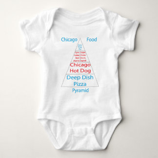 Chicago Food Pyramid Romper