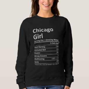 Chicago Girl Il Illinois Funny City Home Roots Usa Trui
