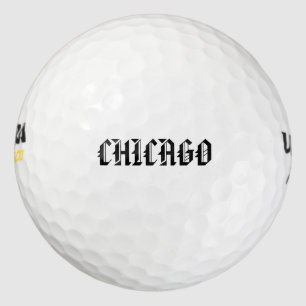 Chicago Golf houdt van zwart en wit Golfballen