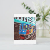 Chicago Graffiti El Train Briefkaart (Staand voorkant)