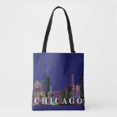 Chicago graffiti tote bag (Voorkant)