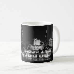 Chicago Grant Park Grayscale Coffee Mok