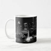 Chicago Grant Park Grayscale Coffee Mug (Gauche)