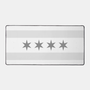 Chicago Gray and White vlag Bureaumat