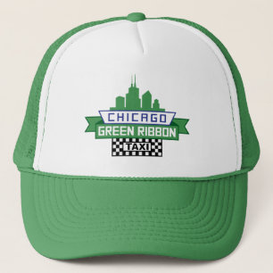 Chicago Green Ribbon Taxi Logo - Fan Art  Trucker Pet