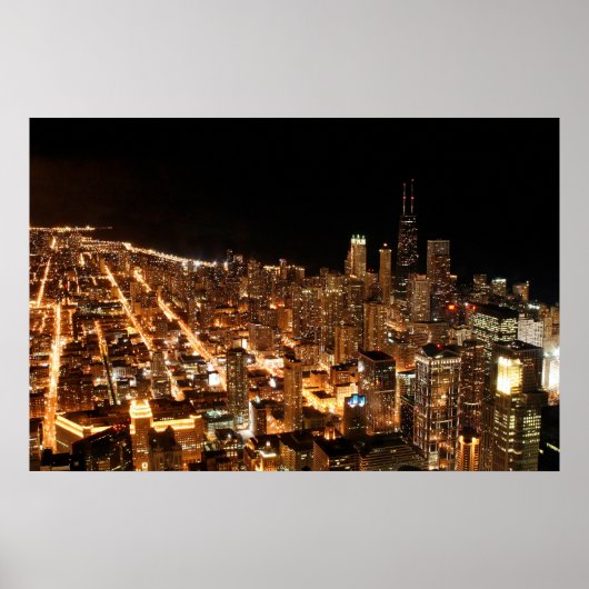 Chicago Hancock Building Poster (Voorkant)