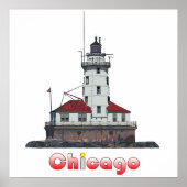 Chicago Harbour Light Poster (Voorkant)