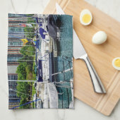 Chicago Harbour Theedoek (Quarter Fold)