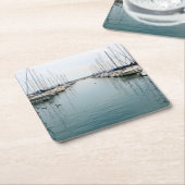 Chicago Harbour - Zeilboot - Onderzetters (Schuin)