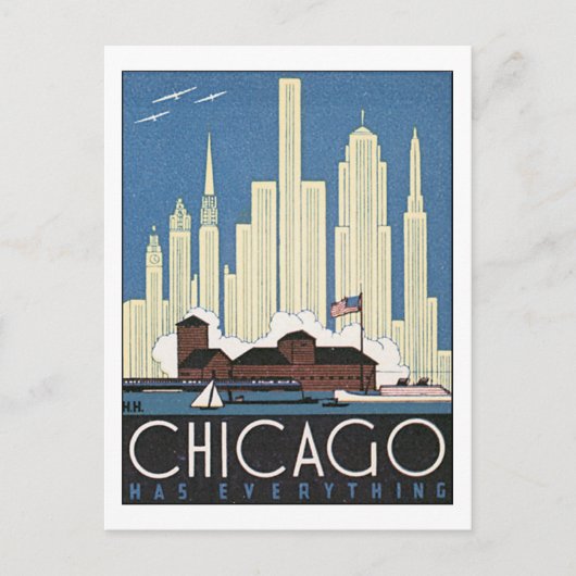 Chicago heeft alles briefkaart (Voorkant)