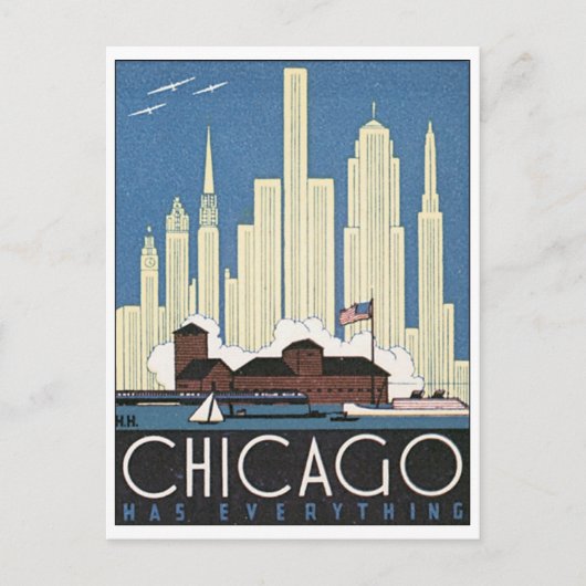 Chicago heeft alles briefkaart (Voorkant)