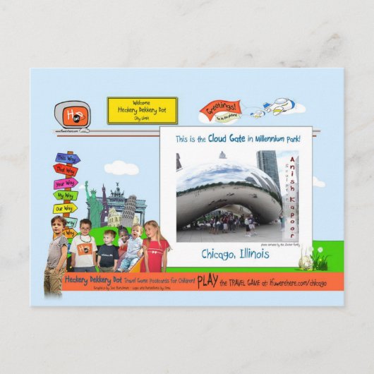 Chicago! Het is jouw soort stad! Briefkaart (Voorkant)