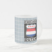 Chicago Hollandais bouclier américain Mug (Devant droit)