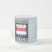 Chicago Hollandais bouclier américain Mug (Devant gauche)