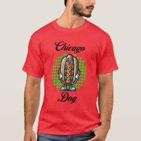 Chicago Hotdog Retro Pop Art