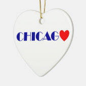 chicago ik hou van keramisch ornament (Links)