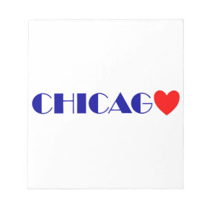 chicago ik hou van notitieblok