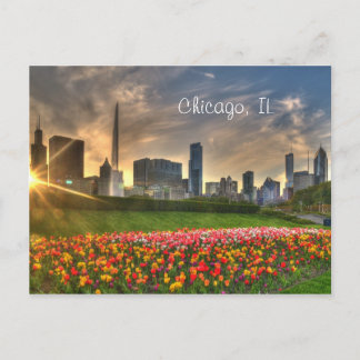 Chicago, IL-Briefkaart Briefkaart