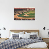 Chicago, IL - Comiskey Park, Home Bord, Basebal Canvas Afdruk (Insitu (Slaapkamer))
