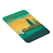Chicago, IL - Geniet van de Lakefront Magneet (Rechterzijde)