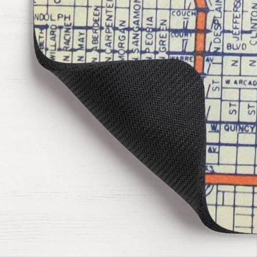 Chicago, IL  Map Muismat (Hoek)