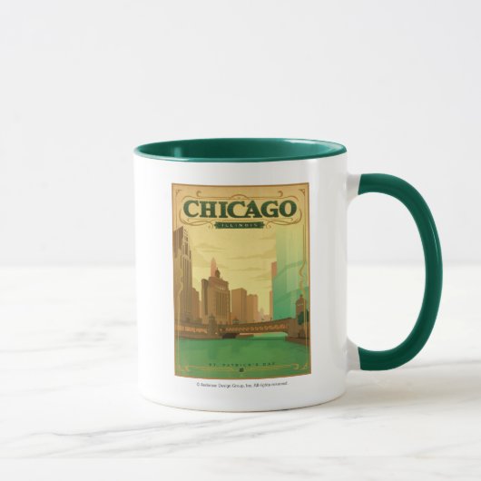 Chicago, IL - St. Patrick's Day Mok (Rechts)