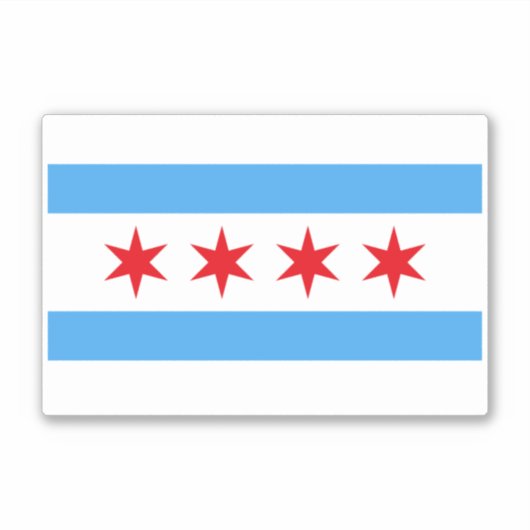 CHICAGO, IL STICKER (Voorkant)