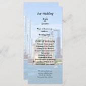 Chicago IL - Uitzicht vanaf Lake Michigan Programma (Voorkant / Achterkant)