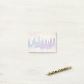 Chicago, IL | Waterverf City Skyline Post-it® Notes (Op bureau)