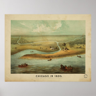 Chicago, Illinois (1820) Poster