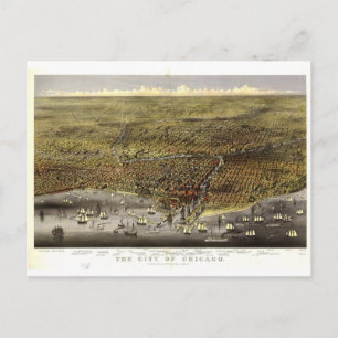 Chicago Illinois 1874 Briefkaart