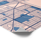 Chicago - Illinois Breezy City Map Poster (Hoek)