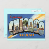 Chicago Illinois  Briefkaart (Voorkant / Achterkant)