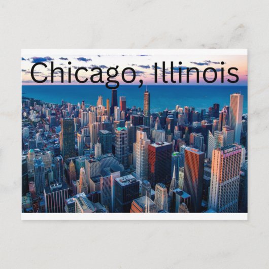 Chicago, Illinois Briefkaart (Voorkant)