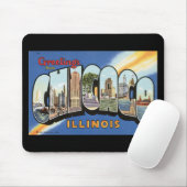 Chicago Illinois  Briefkaart Muismat (Met muis)
