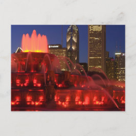 Chicago, Illinois, Buckingham Fountain Briefkaart