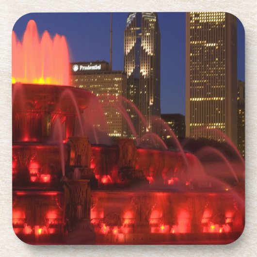 Chicago, Illinois, Buckingham Fountain Drankjes Onderzetter (Voorkant)