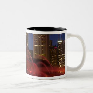 Chicago, Illinois, Buckinghamfontein Tweekleurige Koffiemok