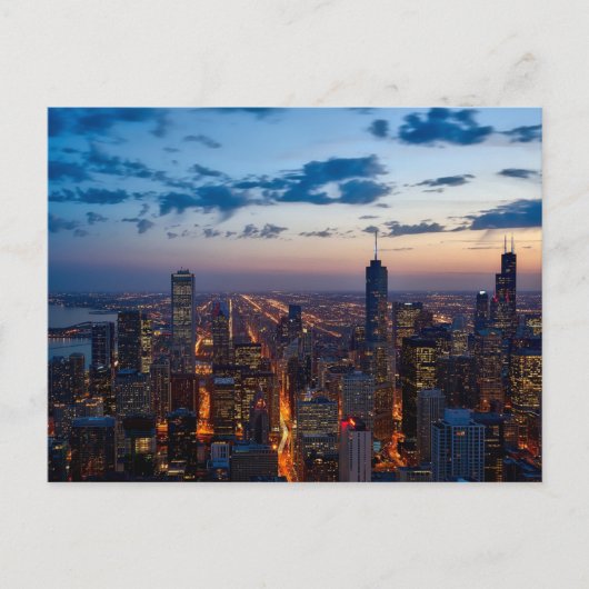 Chicago, Illinois, carte postale Skyline (Devant)